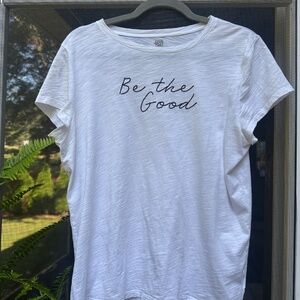 Matilda Jane Be The Good White T-shirt Good Hart